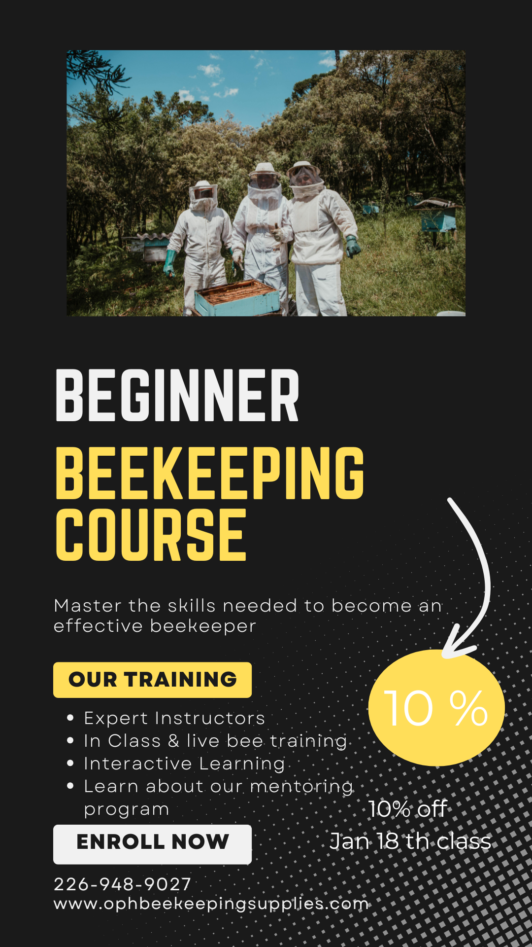 Beginner Beekeeping Course