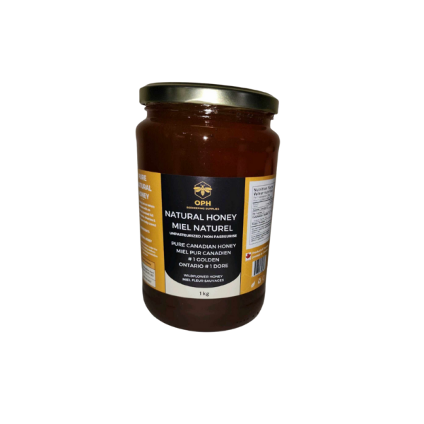 Honey - Pure & Natural Unpasteurized Bottled Honey-1kg