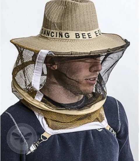 Beekeeping Hat - Vented Hat with Veil for Comfort & Safety