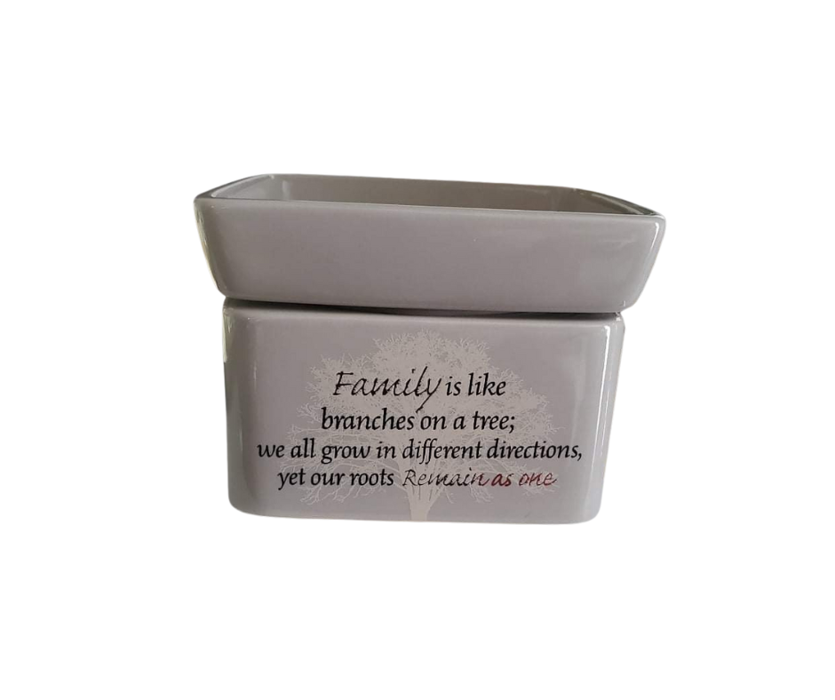 3 in 1 Warmer with "Family is Like Branches of a Tree" design.