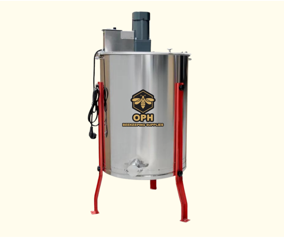 OPH 4 Frame Extractor with electric motor and stainless steel tank