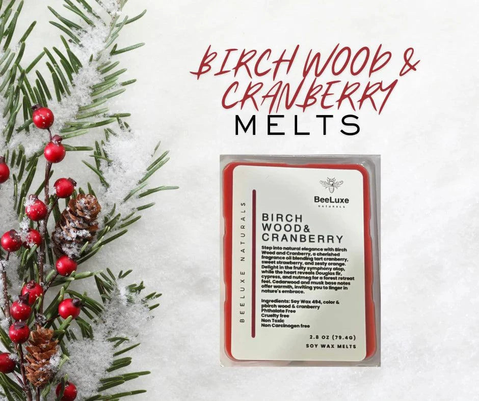 Birch Wood & Cranberry Melts