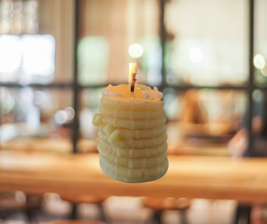 Beeswax Candles - 100% Natural Beehive Candle by Olson Pure Honey