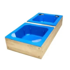 ceracell Top Feeder Double Nuc for beekeeping with dual compartments and blue sturdy design