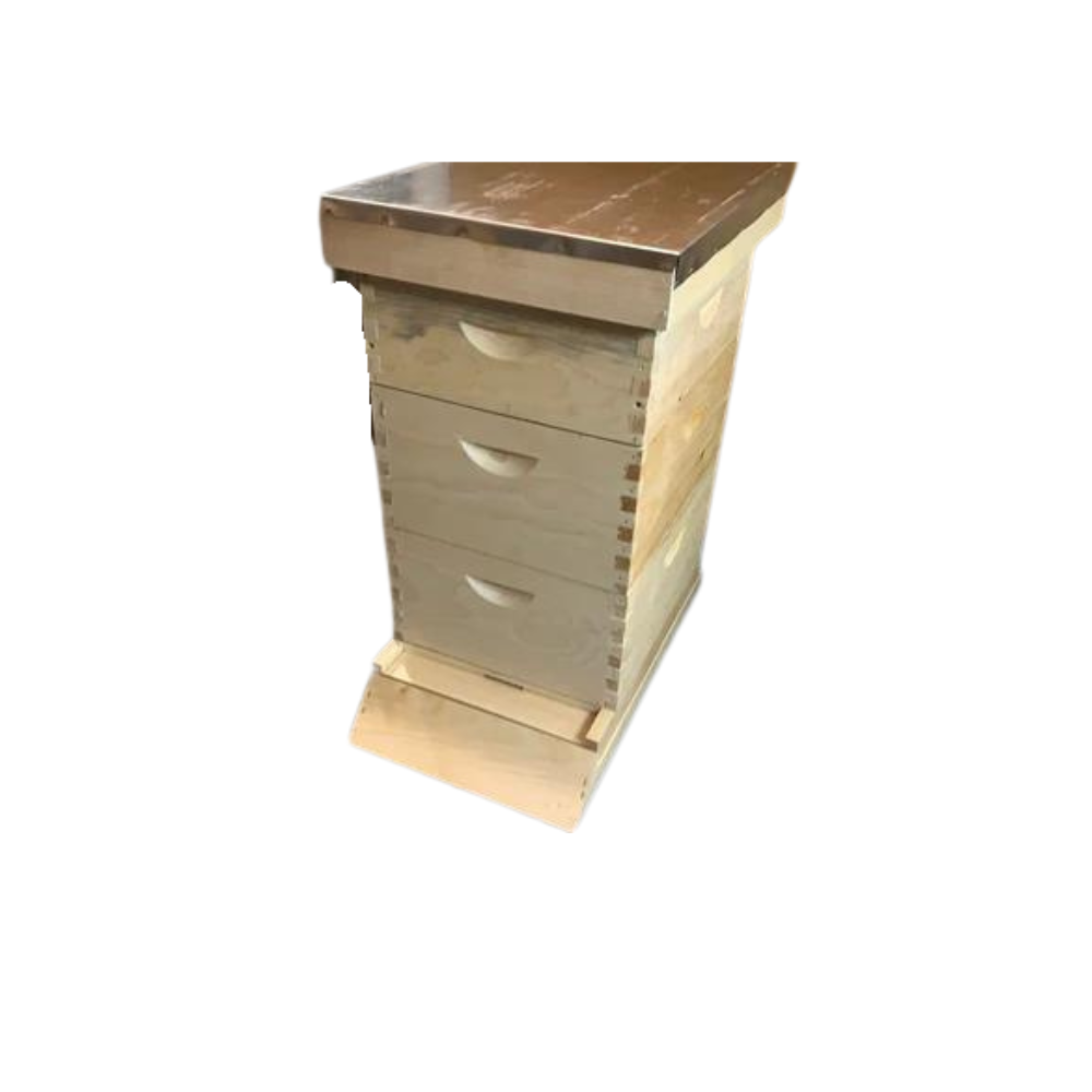 Bee Hive Starter Kit - Complete Ready-to-Use Wax Dipped Hive Solution