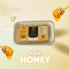 Raw Honey Comb 350g by Olson Pure Honey packaging on light background.