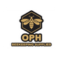 OPH Beekeeping Supplies logo for bee swarm removal services.