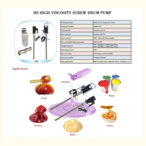 High Viscosity Screw Drum Honey Pump for efficient honey transfer.