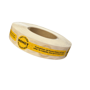 Honey Stickers: Tamper Evident Stickers (1000 Roll)