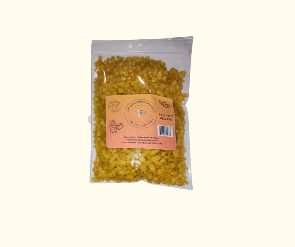 Beeswax-Natural Canadian Beeswax Pastilles-100% Natural-227 g