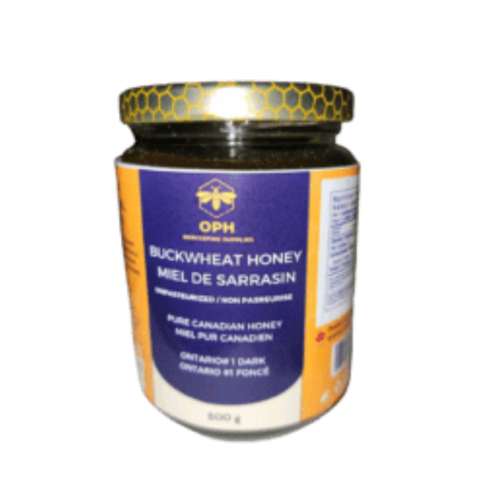 Buckwheat honey jar 500g packed with vitamins and antioxidants.