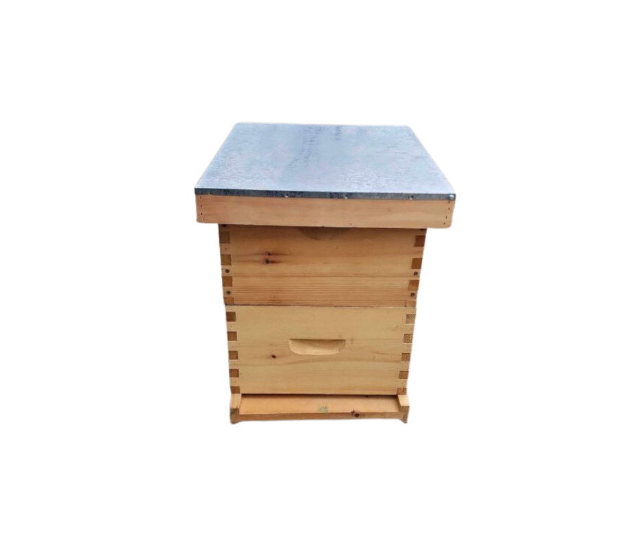 Bee Hive Starter Kit with durable double box design for beekeepers.