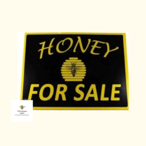 Bold "Honey for Sale" Sign – Attract Customers with Eye-Catching Appeal