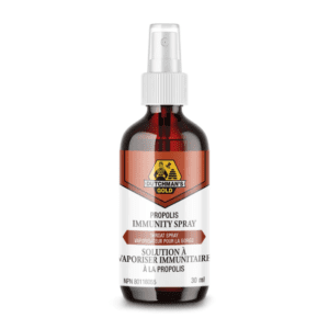 Propolis Immunity Spray by Dutchman's Gold for immune health support.