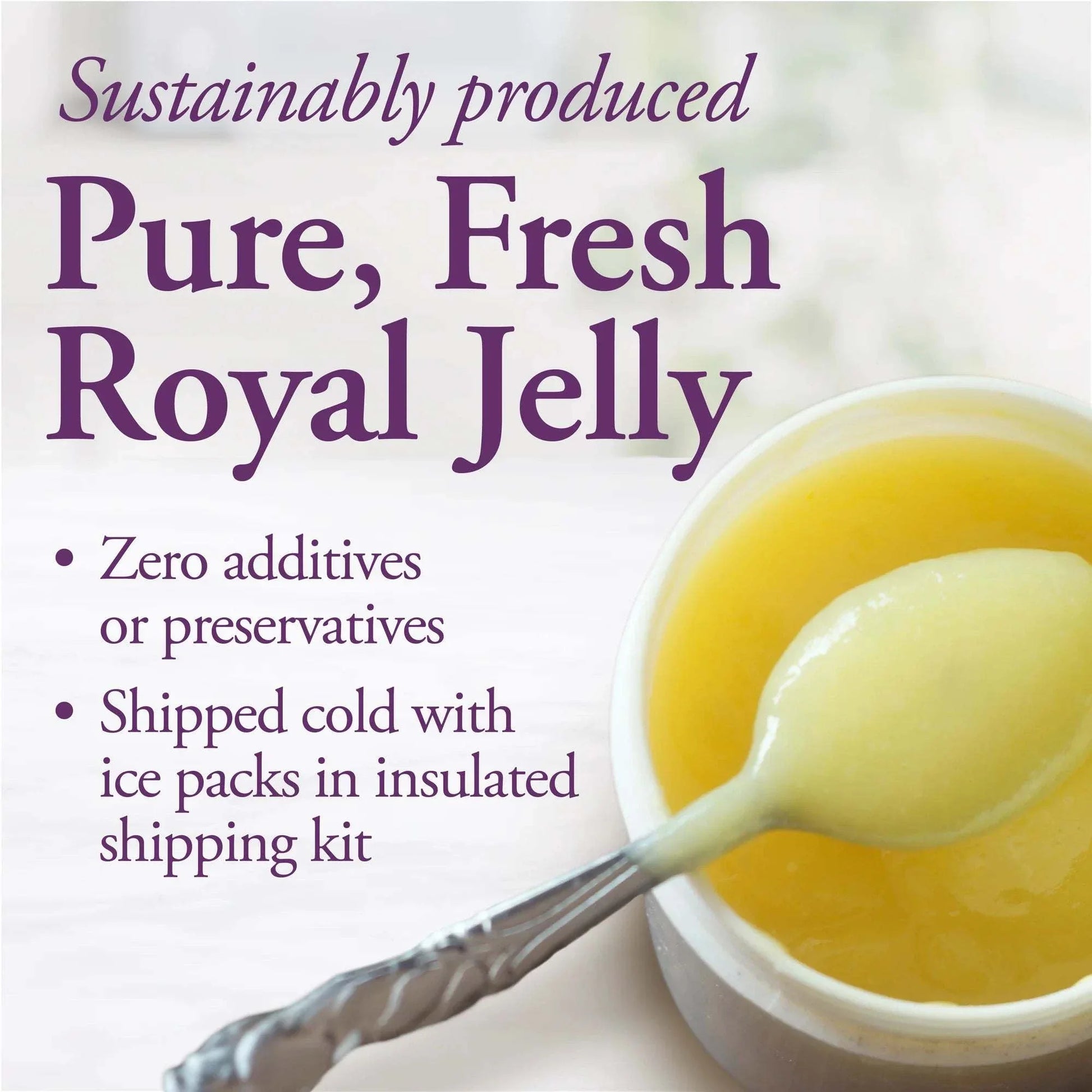 Royal Jelly: Fresh Frozen 60 ml - Premium Health Supplement