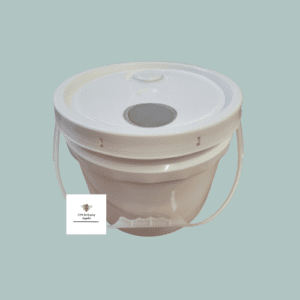 Feeder Pail with Plastic Handle