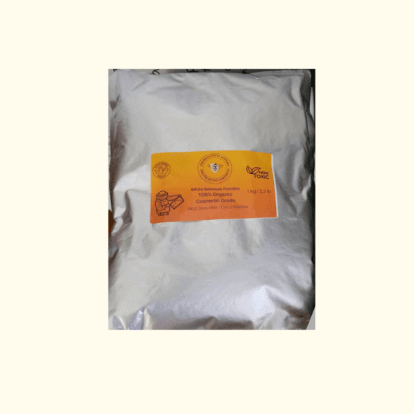 Natural Canadian Beeswax Pastilles White 1 kg Cosmetic Grade