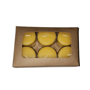 Pack of Six Tealights (beeswax)