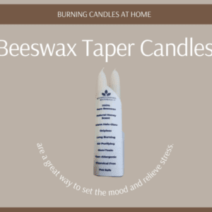 White Taper Candles (pair) 8 inch