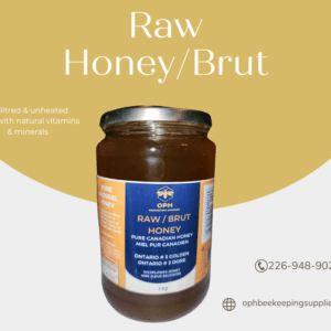 Raw Canadian Honey Ontario # 3 Golden